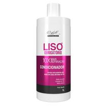 Condicionador Liso Obrigatório 1L Anti frizz, repara, controla e suaviza os fios. Prevenção de pontas duplas