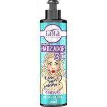 Condicionador matizador 3d platinado 120ml - gota dourada