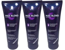 Condicionador matizador/desamarelador max blond 250ml demazon kit 03 und Condicionador matizador/desamarelador max blond 250ml demazon kit 03 und