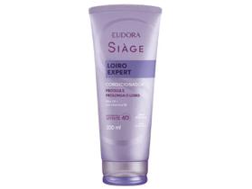 Condicionador Matizador Loiro Expert Roxo Desamarelador Violeta Platinado 200ml Eudora Siàge Condicionador Matizador Loiro Expert Roxo Desamarelador Violeta Platinado 200ml Eudora Siàge