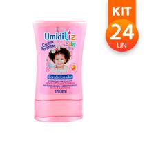 Condicionador Muriel Umidiliz Baby Menina Cachos Perfeitos Cor-de-rosa 150ml (Kit C/24)