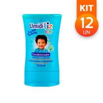 Condicionador Muriel Umidiliz Baby Menino Cachos Perfeitos Azul 150ml (Kit C/12)