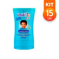 Condicionador Muriel Umidiliz Baby Menino Cachos Perfeitos Azul 150ml (Kit C/15)