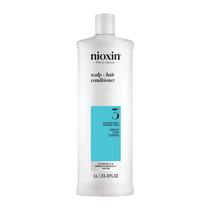 Condicionador Nioxin System 3 Scalp + Hair 1L para cabelos coloridos