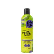 Condicionador Oh My Sem Frizz Sem Drama 300ml Com Linhaça Dourada e Óleo de Macadâmia