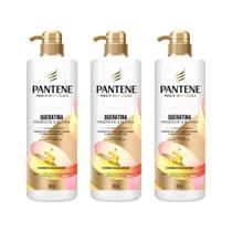 Condicionador Pantene 510Ml Pump Queratina - Kit C/3Un