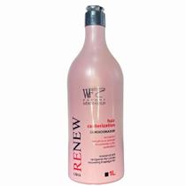 Condicionador Para Cabelos Danificado Poroso Ressecado Ponta Dupla Hidratação Reconstrução WF Renew 1L