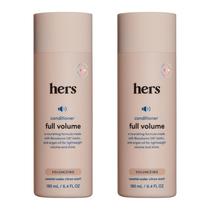 Condicionador para ela, biotina volumizante de volume total, 380 mL, pacote com 2 Condicionador para ela, biotina volumizante de volume total, 380 mL, pacote com 2