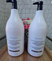 Condicionador reconstrutor hidratação. + colagens para cabelos ondulados e cacheados 2.5 litros