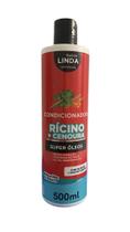 Condicionador Rícino+Cenoura Super Óleo Controle Frizz 500ml - Sallon Linda Condicionador Rícino+Cenoura Super Óleo Controle Frizz 500ml - Sallon Linda