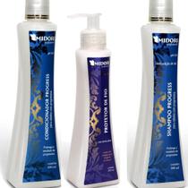 Condicionador Shampoo Progress Protetor De Fios Midori Kit Condicionador Shampoo Progress Protetor De Fios Midori Kit
