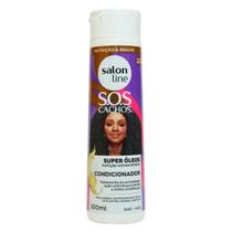 Condicionador Super Óleos Sos Cachos Salon Line Nutrição Profunda, Blindagem Antirressecamento e Desembaraço Imediato 300ml Condicionador Super Óleos Sos Cachos Salon Line Nutrição Profunda, Blindagem Antirressecamento e Desembaraço Imediato 300ml
