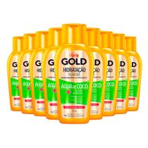 Condicionador Tratamento Niely Gold Hidratação Milagrosa Água Coco Extrato Babosa 175ml (Kit com 9)