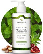 Condicionador Tree to Tub, óleo de argan hidratante para todos os tipos de cabelo Condicionador Tree to Tub, óleo de argan hidratante para todos os tipos de cabelo