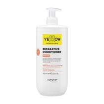 Condicionador Yellow Repair Alfaparf 1000ml com Bond Complex nutritivo para reconstrução de cabelos danificados Condicionador Yellow Repair Alfaparf 1000ml com Bond Complex nutritivo para reconstrução de cabelos danificados