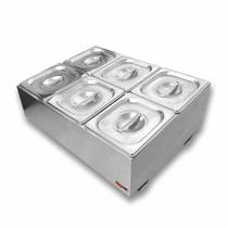 Condimentadora Central 6 cubas ZPCNR06 Inox
