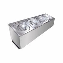 Condimentadora Lateral 4 Cubas ZPCNL04 Inox