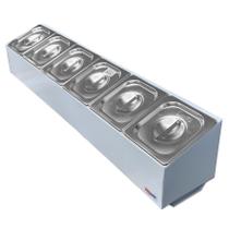 Condimentadora Lateral 6 Cubas ZPCNL06 Inox Condimentadora Lateral 6 Cubas ZPCNL06 Inox