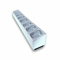 Condimentadora Lateral Refrigerada 8 cubas ZPCNLR08 Branca Condimentadora Lateral Refrigerada 8 cubas ZPCNLR08 Branca