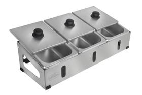 Condimentadora Pizzarola Profissional Parede Bancada Inox G17 Condimentadora Pizzarola Profissional Parede Bancada Inox G17