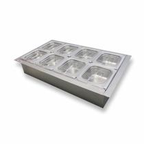 Condimentadora Refrigerada Central Embutir 08 Cubas ZPCNR08E