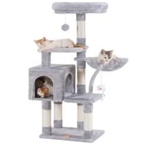 Condomínio Cat Tree Heybly Cat Tower para gatos de interior com brinquedo