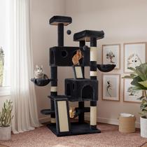 Condomínio Cat Tree Tower SHA CERLIN de 165 cm para gatos que vivem em ambientes fechados Condomínio Cat Tree Tower SHA CERLIN de 165 cm para gatos que vivem em ambientes fechados