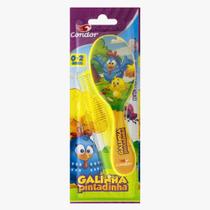 Condor Galinha Pintadinha Escova Cabo+Pente 6x1