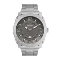 Condor relógio masculino analog civic prata copc32dy/4k