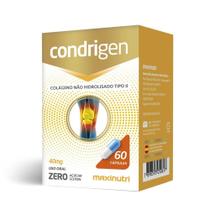 Condrigen Colágeno Tipo II 40mg 60 Cápsulas Maxinutri