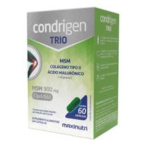 Condrigen Trio MSM Colágeno Tipo 2 + Ácido Hialurônico 60 Cáps Maxinutri