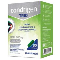 Condrigen Trio (MSM + Colágeno Tipo II + Ácido Hialurônico + Vitamina C) 60 cápsulas MAXINUTRI