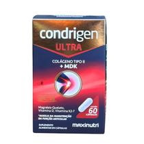 Condrigen Ultra Colágeno Tipo 2 MDK UC-II Vitaminas D e K2-7 Tamanho:30 CápsulasSabor:Sem Sabor
