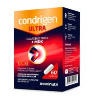 Condrigen Ultra Colágeno Tipo II + MDK MaxiNutri - 60 cápsulas