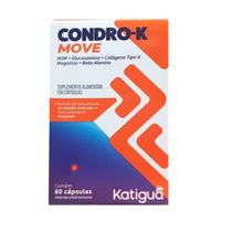 Condro k msm colageno tipo ii magnésio beta alanina 60caps katigua
