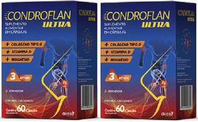 Condroflan Ultra Colageno Tipo II (2) 40MG +VIT D 60cap 2Uni