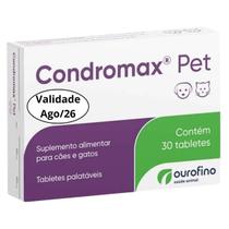 Condromax Pet 30 Cápsulas Para Pet Cães Gatos - Ourofino Pet