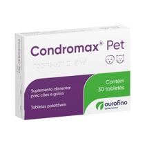 Condromax Pet Ourofino Condroprotetor 30 Comprimidos