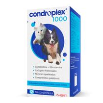 Condroplex 1000 Avert 60 Comp. Cães Méd. Gatos Gran. Porte