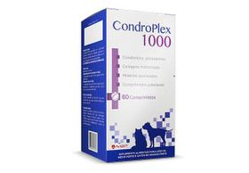 Condroplex 1000 Suplemento Alimentar para Cães de Médio Porte e Gatos de Grande Porte Avert 60 Comprimidos