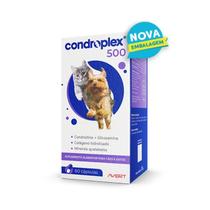 Condroplex 500 Cápsulas Suplemento Avert Para Articulação de Cães e Gatos 60 Cápsulas