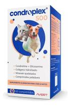 Condroplex 500 mg Suplemento Para Cães E Gatos 60 Comprimidos