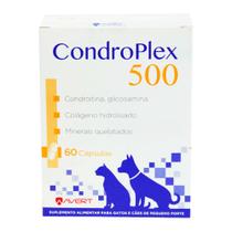 Condroplex 500 para Cães e Gatos 60 Cápsulas Condroplex 500 para Cães e Gatos 60 Cápsulas