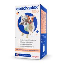 Condroplex 500 Suplemento P/ Cães E Gatos C/ 60 Comprimidos - Avert