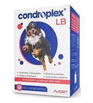 Condroplex Lb 120g 60 Comp Suplemento Cães Grandes Avert