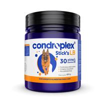 Condroplex Sticks LB 630g 30 Bastões Mastigáveis para Cães de Grande e Gigante Porte Suplemento Articular