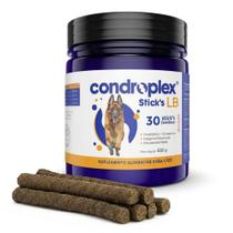 Condroplex Sticks LB Suplemento Cães Porte Grande 30 Bastões 630g Condroplex Sticks LB Suplemento Cães Porte Grande 30 Bastões 630g