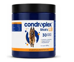 Condroplex Sticks Lb Suplemento Para Cães 30 Sticks 630g Condroplex Sticks Lb Suplemento Para Cães 30 Sticks 630g