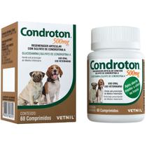 Condroton 500mg 60 Comprimidos Regenerador Articular Para Cães