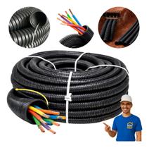 Conduíte 32mm 10m Com Guia Interna Para Cabos Elétricos